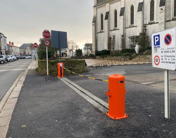 Borne ou barrière à chaîne automatique